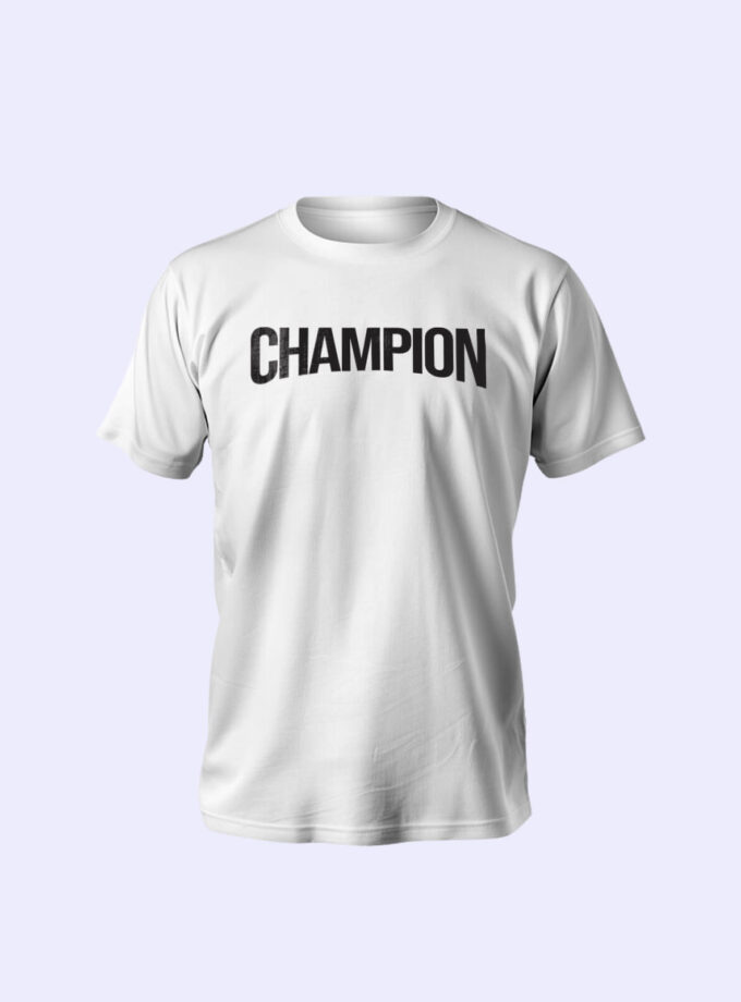 "Champion" T-Shirt – Bold Design, Premium Comfort, Unisex Fit