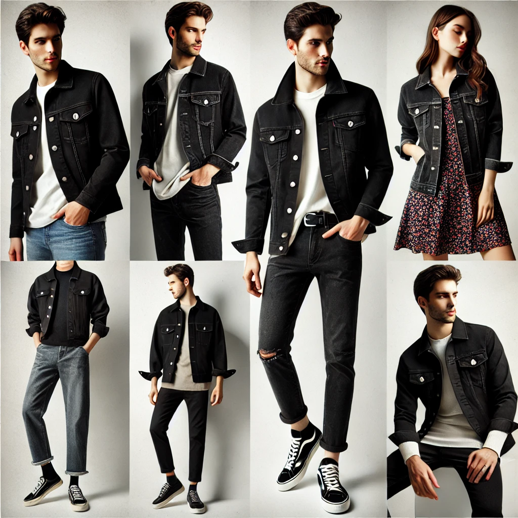 Black Denim Jacket Styling
