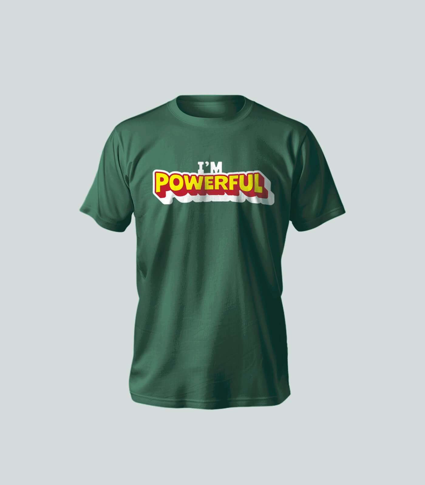 "I Am Powerful" Unisex T-Shirt – Confident, Empowering, and Effortlessly Stylish - Image 3