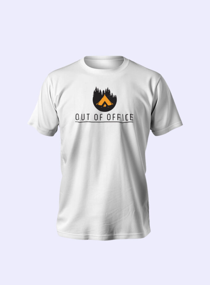 "Out of Office" Unisex T-Shirt – Fun, Comfy, and Perfectly Relaxed