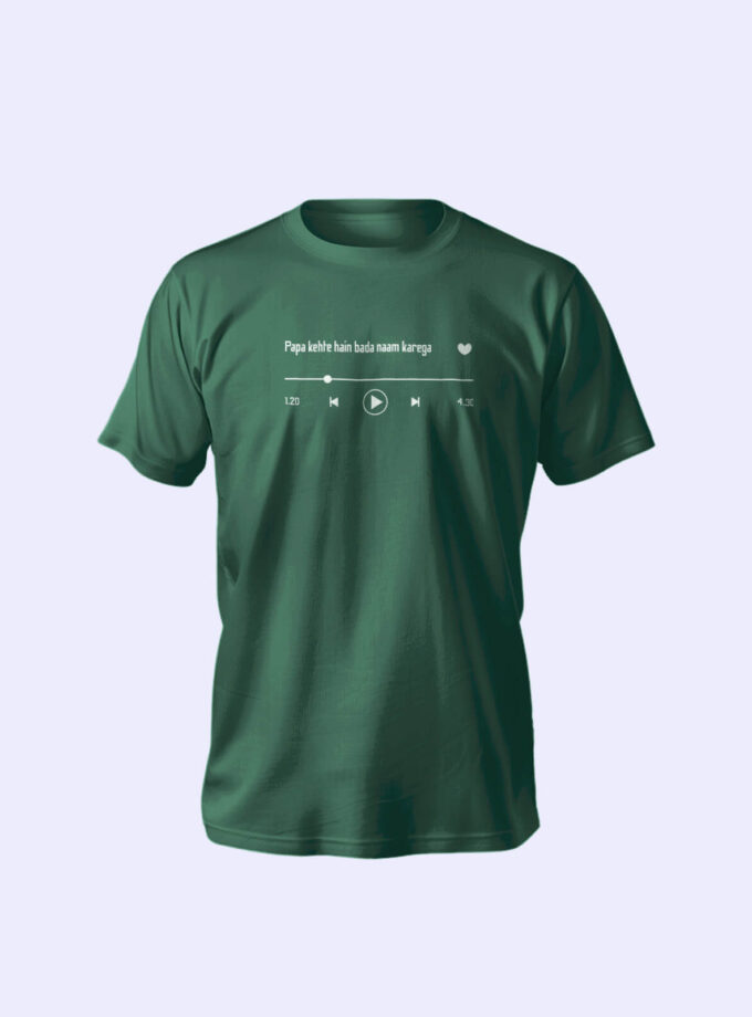 “Papa Kahte Hai Bada Naam Karega” Unisex Music-Themed T-Shirt