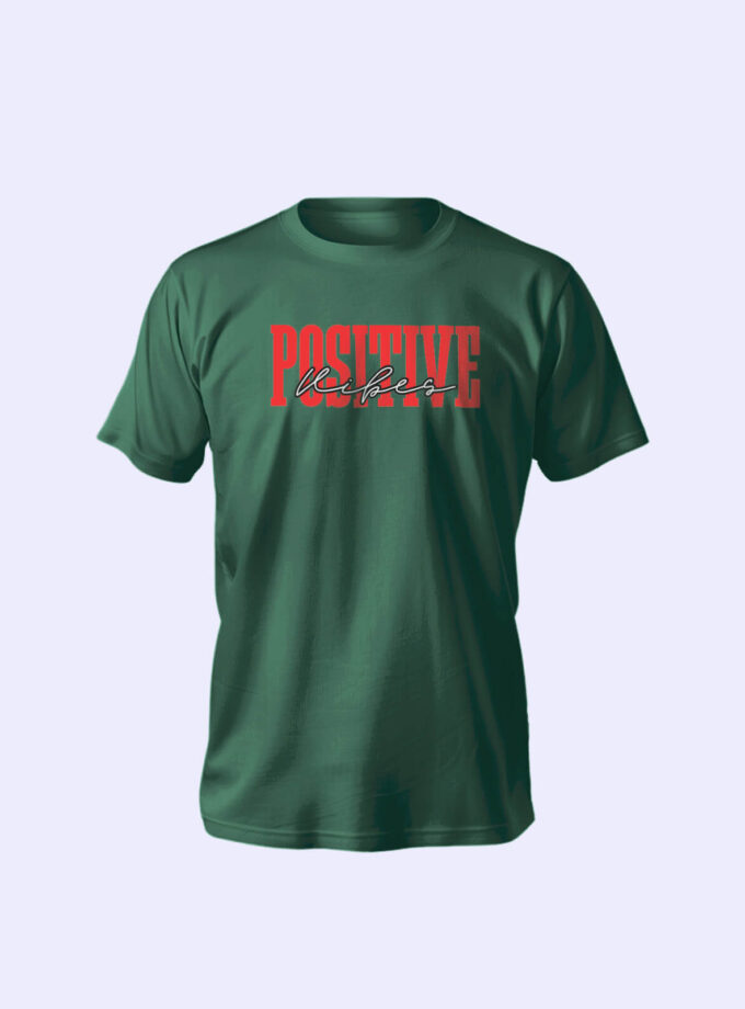 "Positive Vibes" Unisex T-Shirts – Radiate Confidence, Energy, and Style