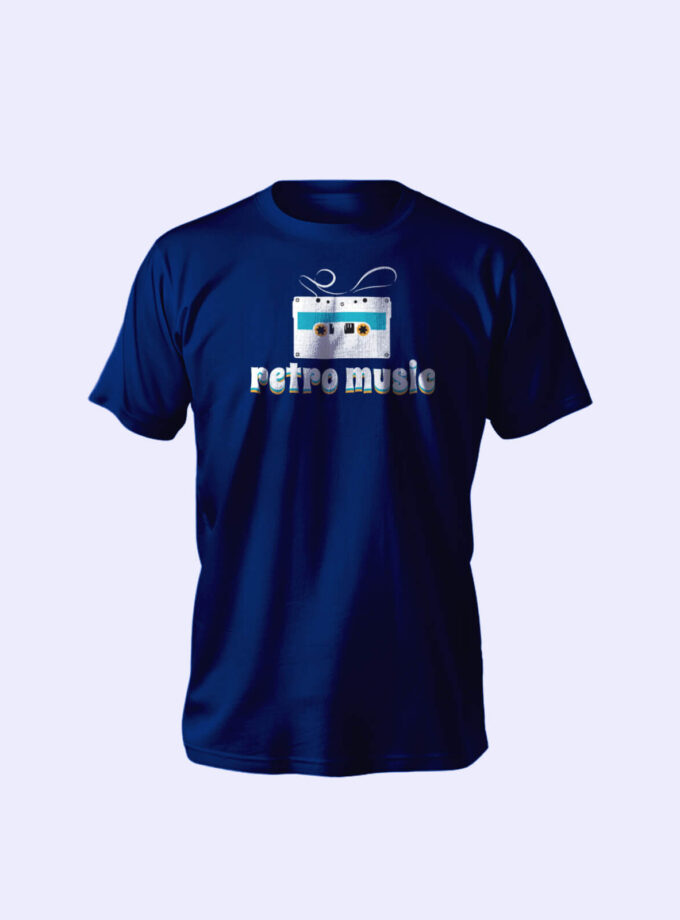 "Retro Music" Unisex T-Shirt – Bold Vinyl Design, Vintage Vibes, Ultimate Comfort