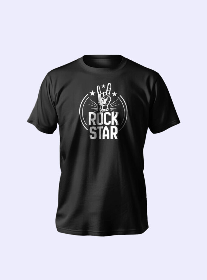 "Rockstar" Unisex T-Shirt – Bold Vinyl Design, Ultimate Comfort, Iconic Style