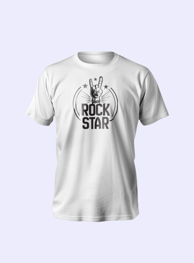 "Rockstar" Unisex T-Shirt – Bold Vinyl Design, Ultimate Comfort, Iconic Style